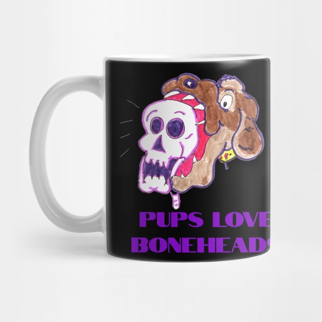 Pups Love Boneheads by ConidiArt